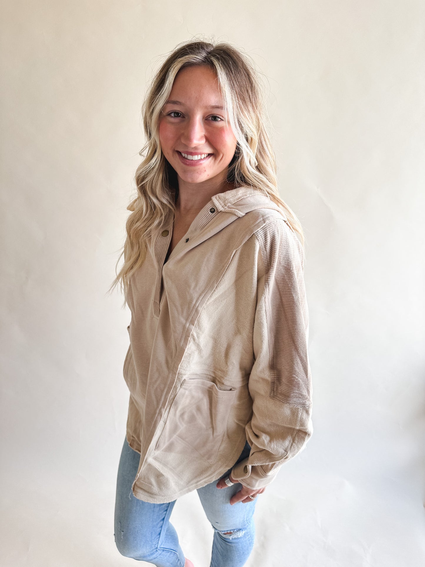 Oat Dove Pullover