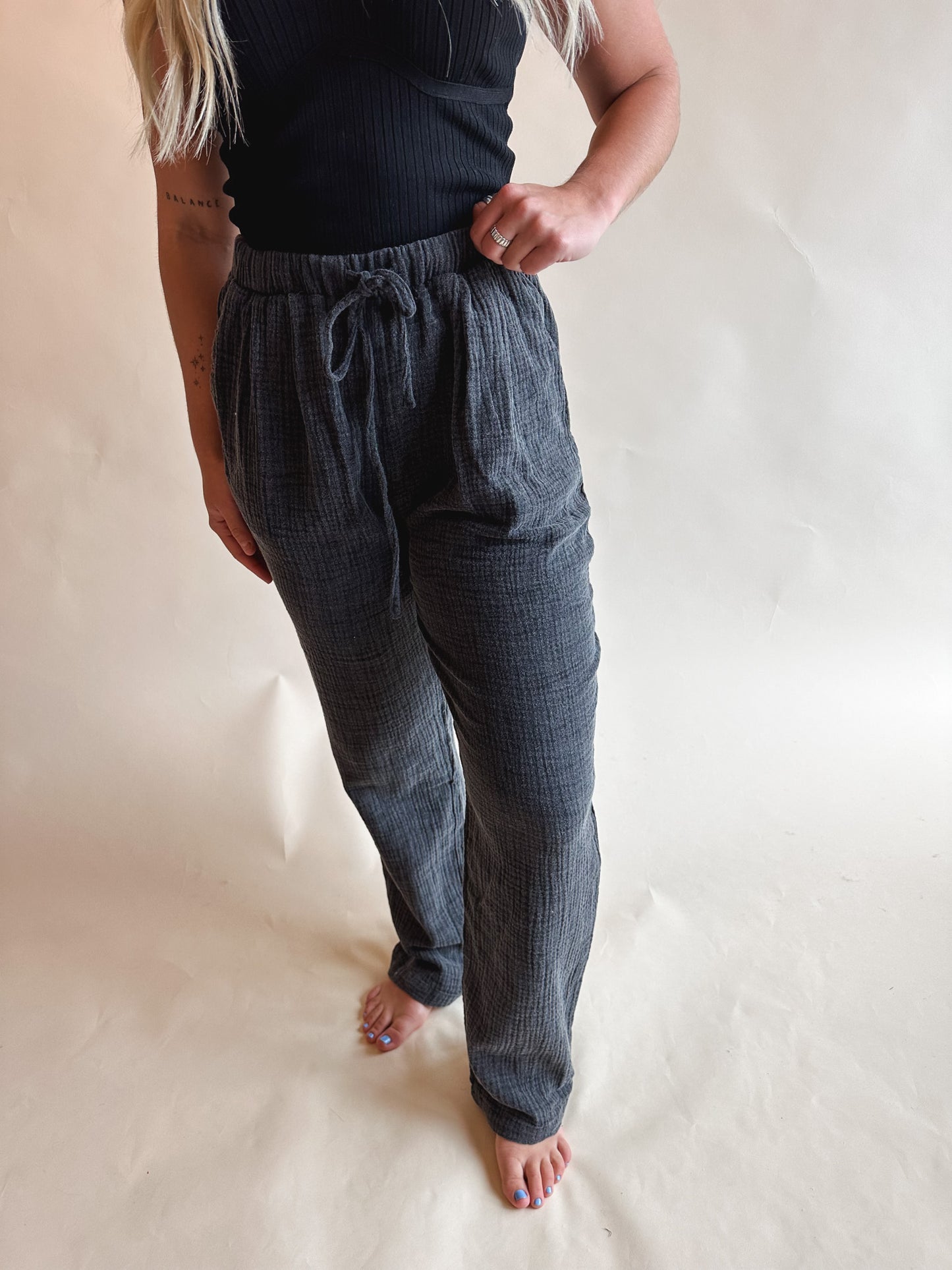 Mineral Washed Everyday Pants