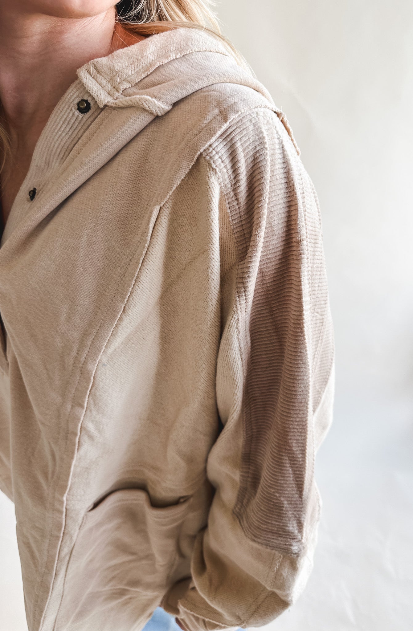 Oat Dove Pullover