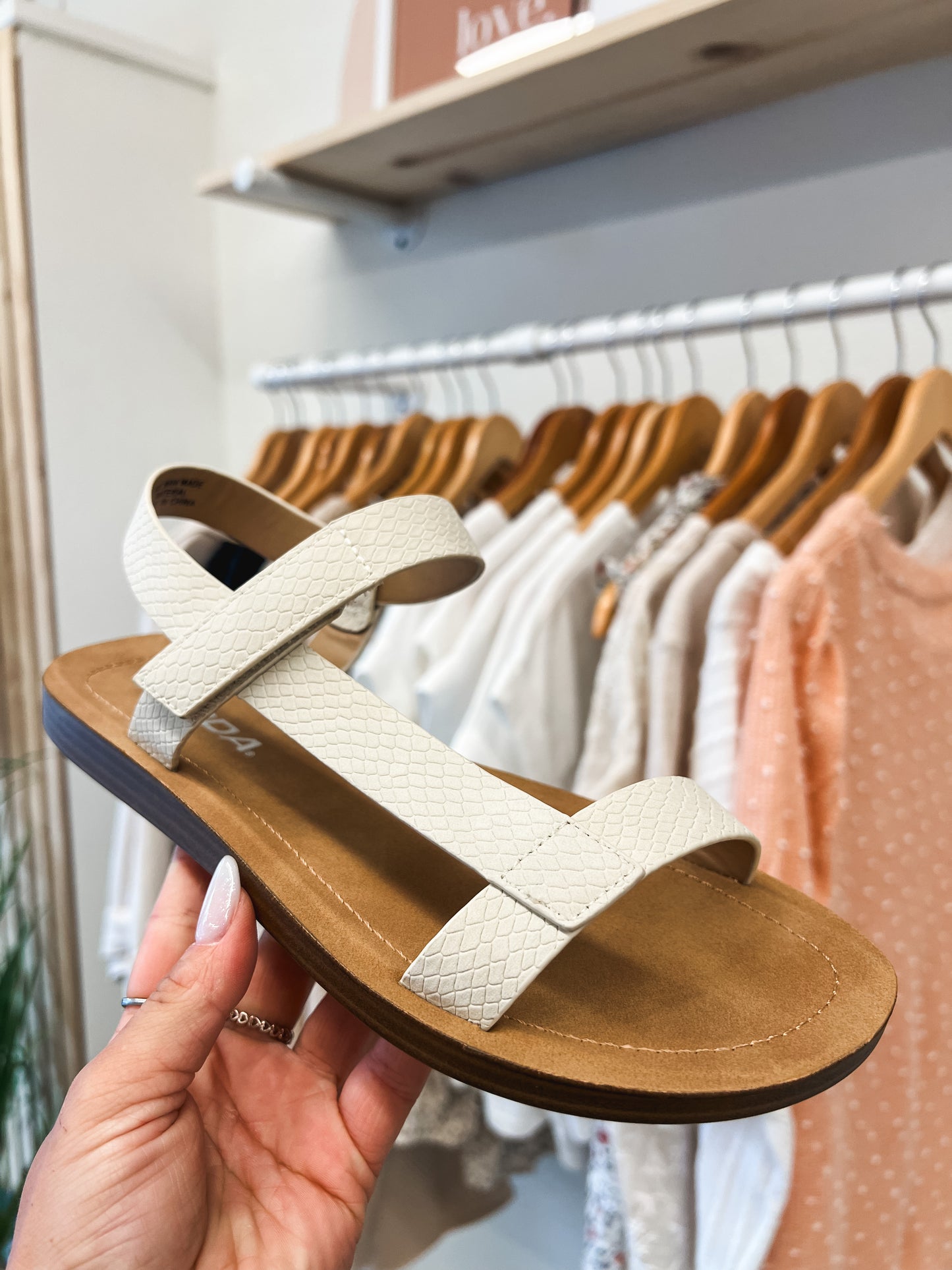Stone Summer Strap Sandal