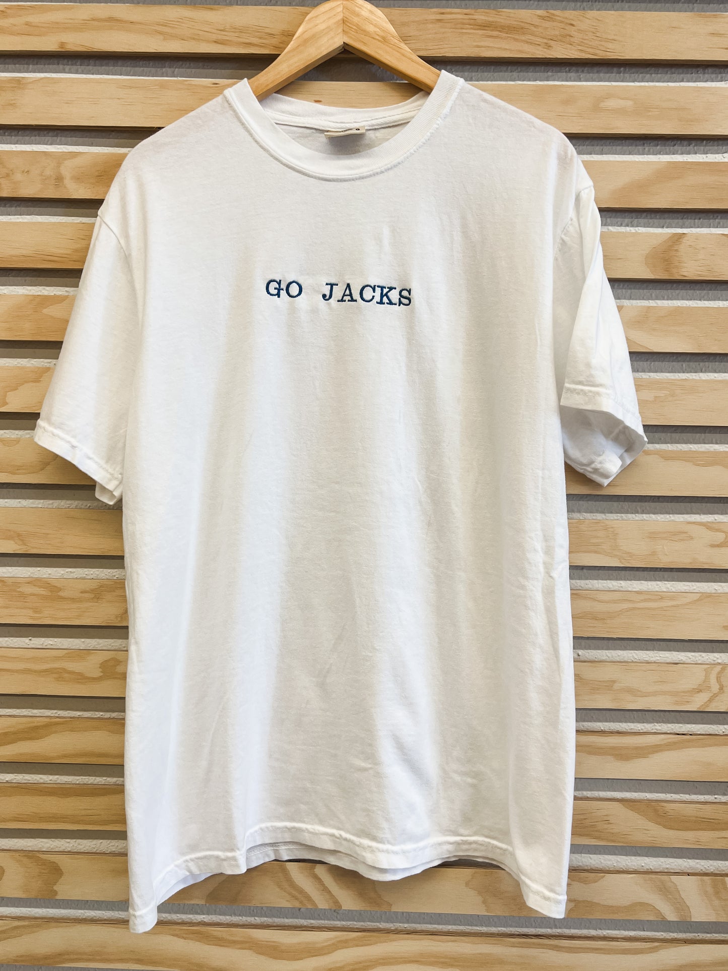 White or Yellow GO JACKS Tee