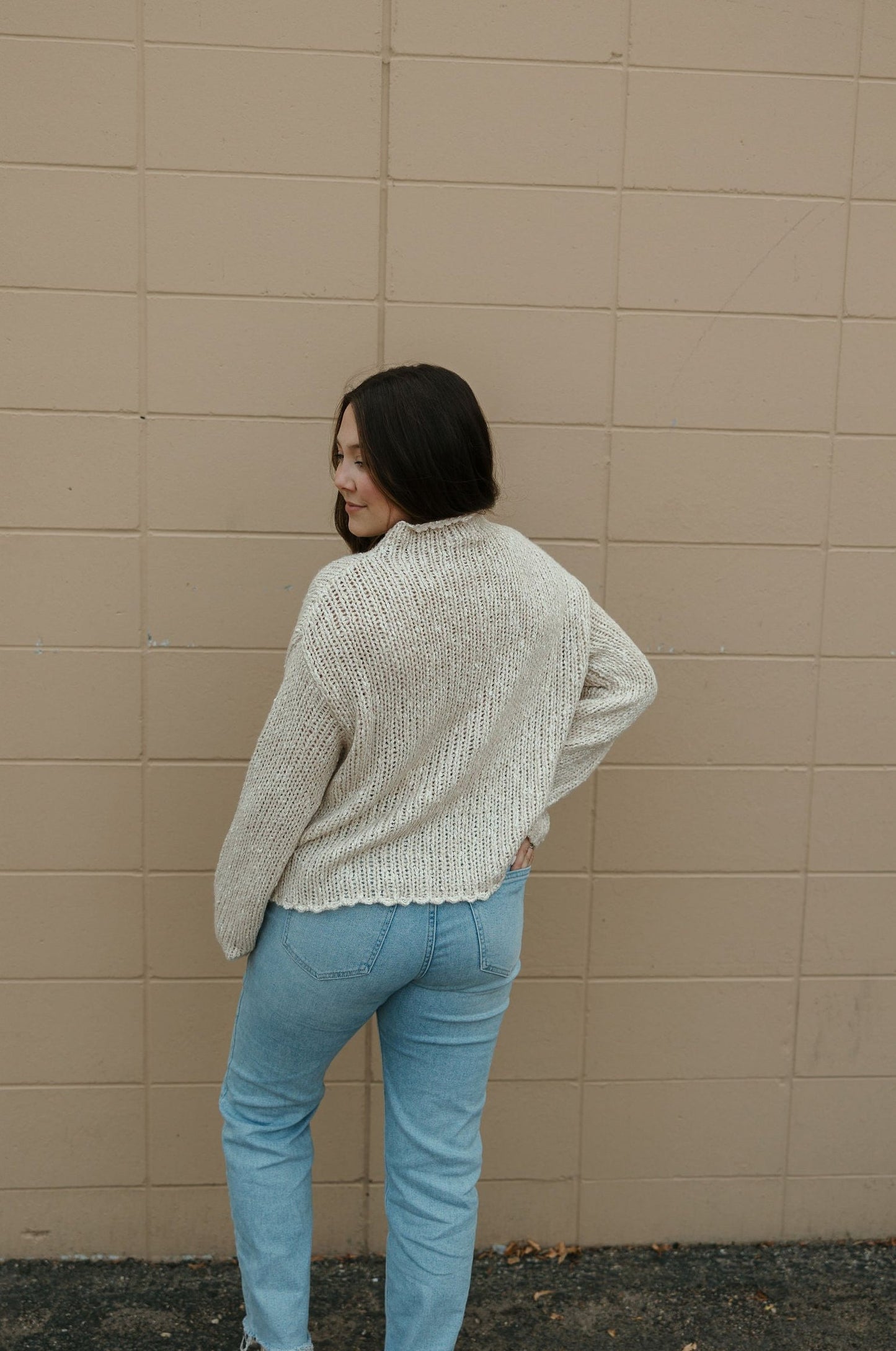 Oat Soft Knit Sweater