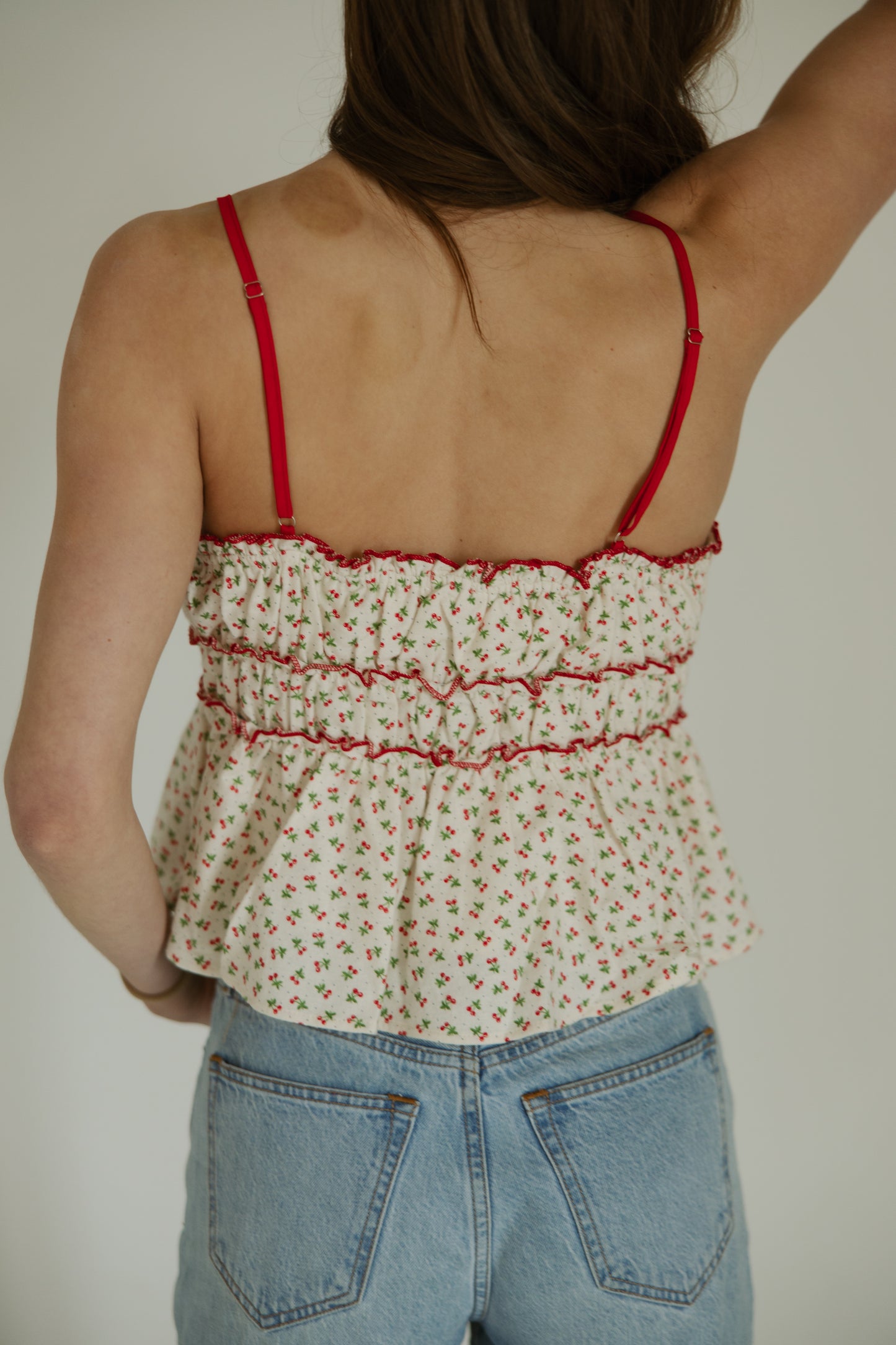 Cherry Blossom Tie Tank