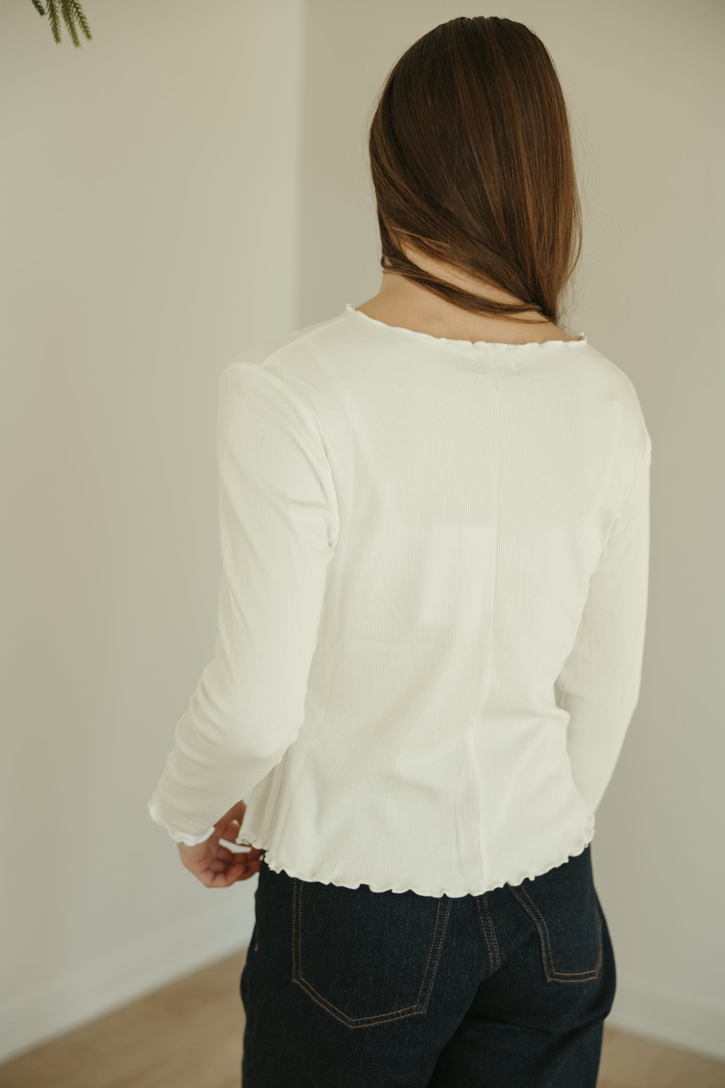 Lettuce Trim Knit Top