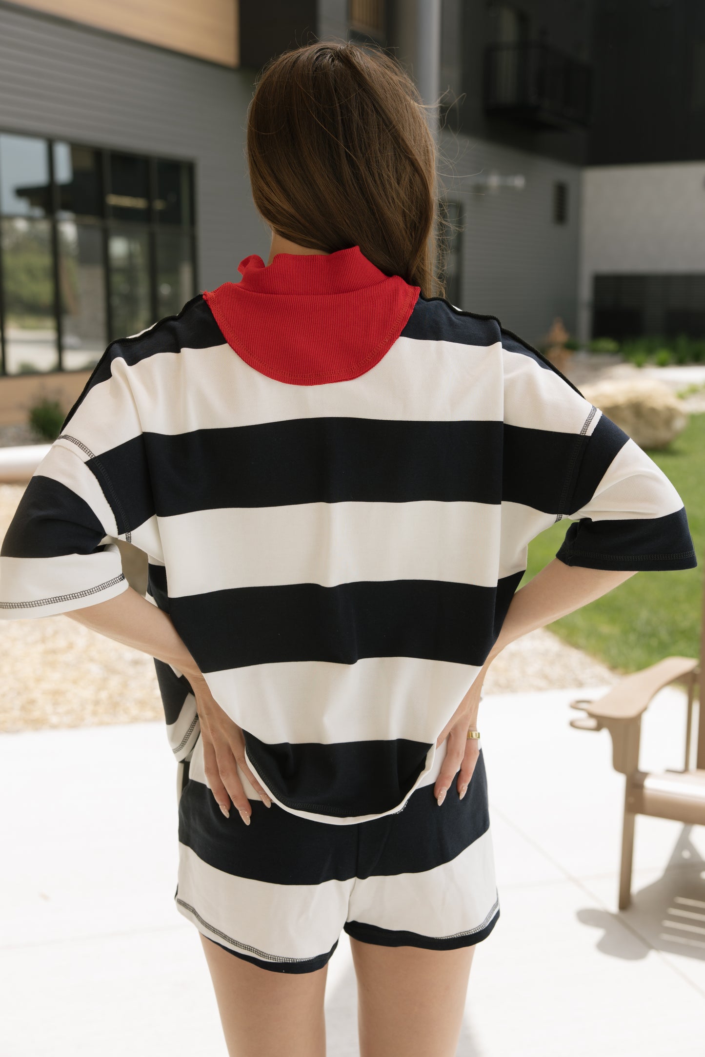 American Stripe Top & Short Set