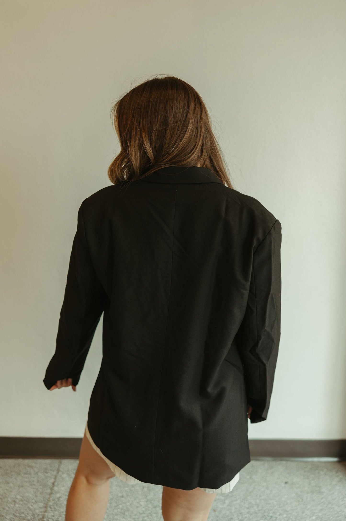 Oversized Front Pocket Blazer