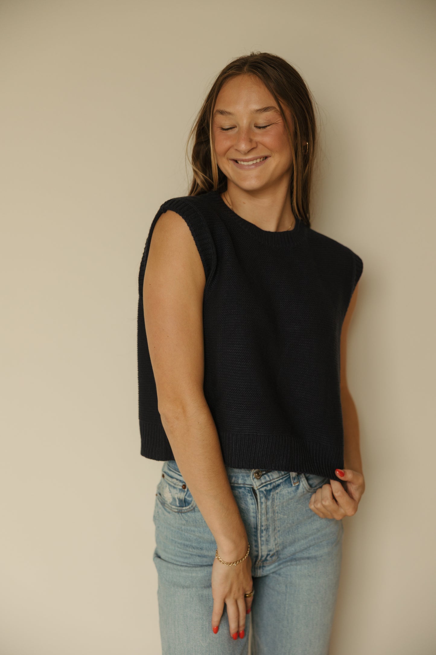 Tie Back Knitted Top