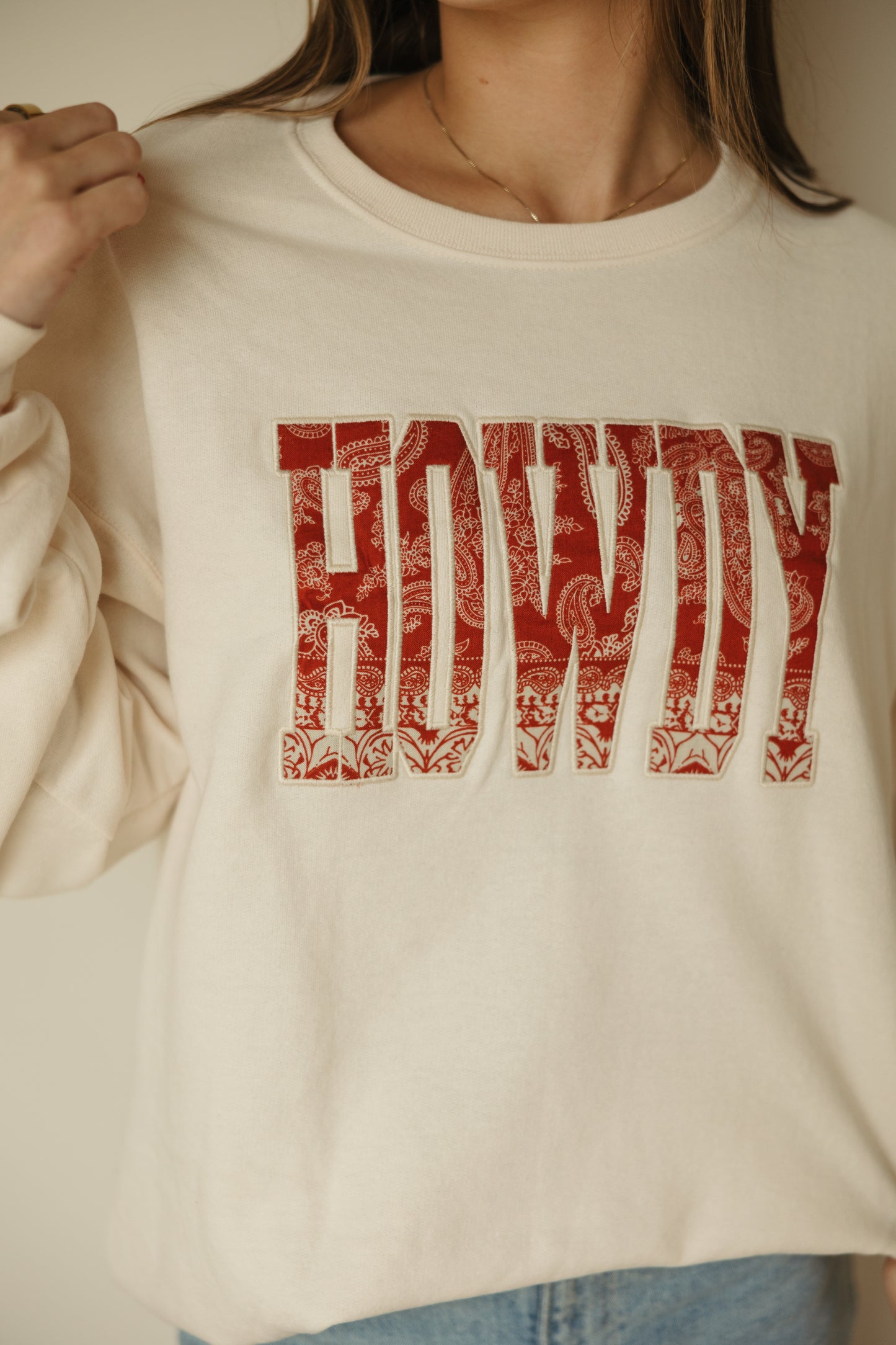 HOWDY Applique Crewneck
