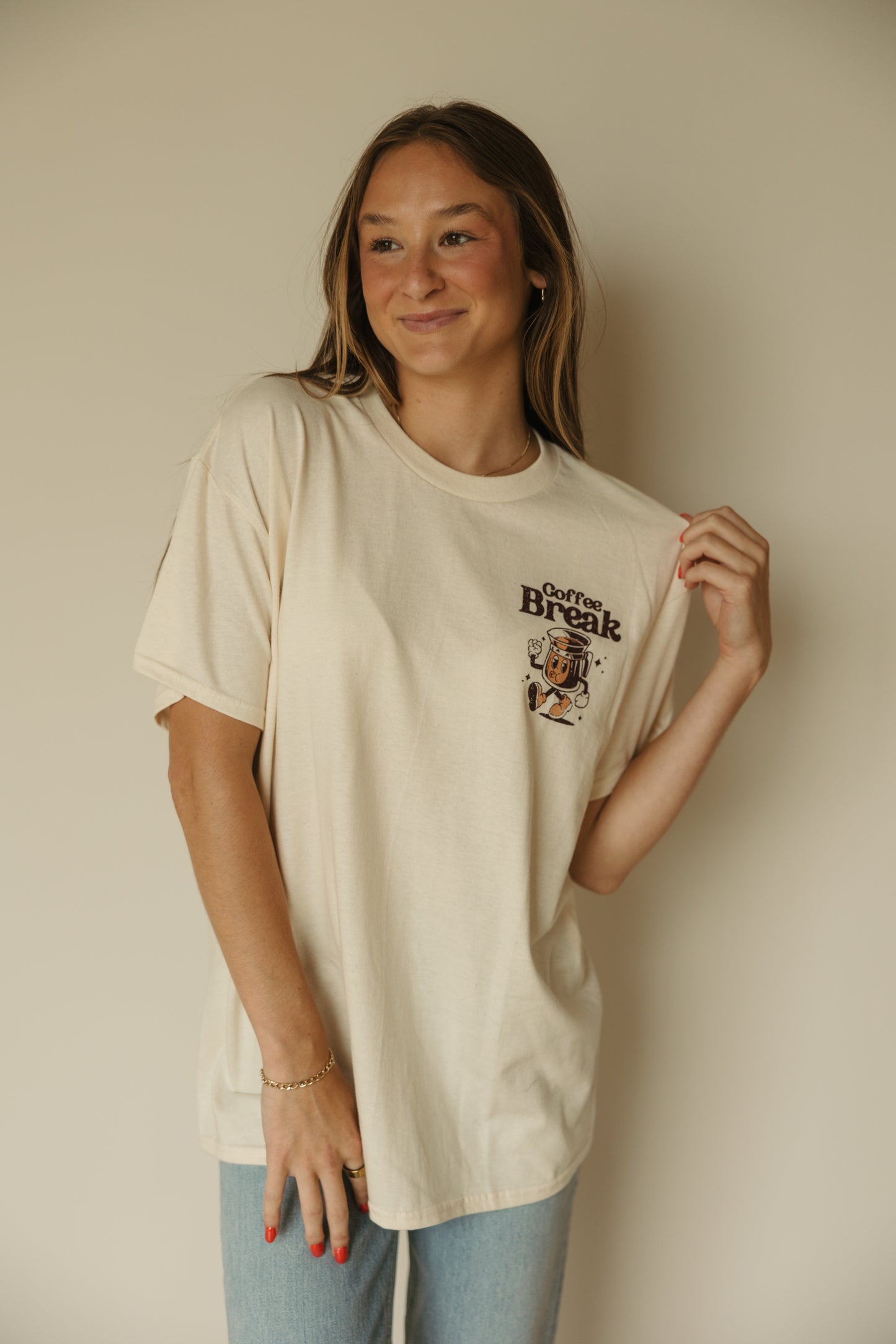 Coffee Break Oversized Tee