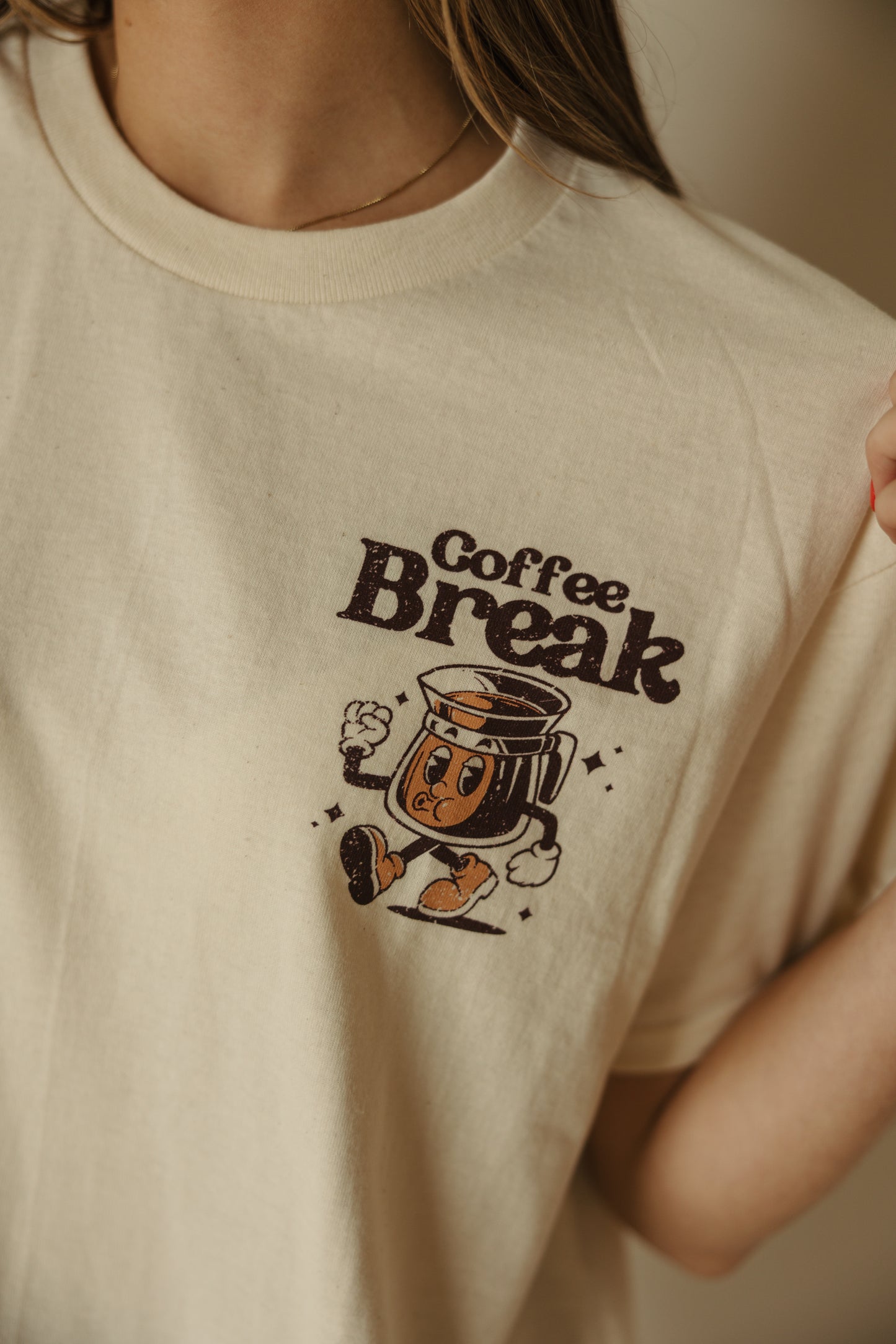 Coffee Break Oversized Tee
