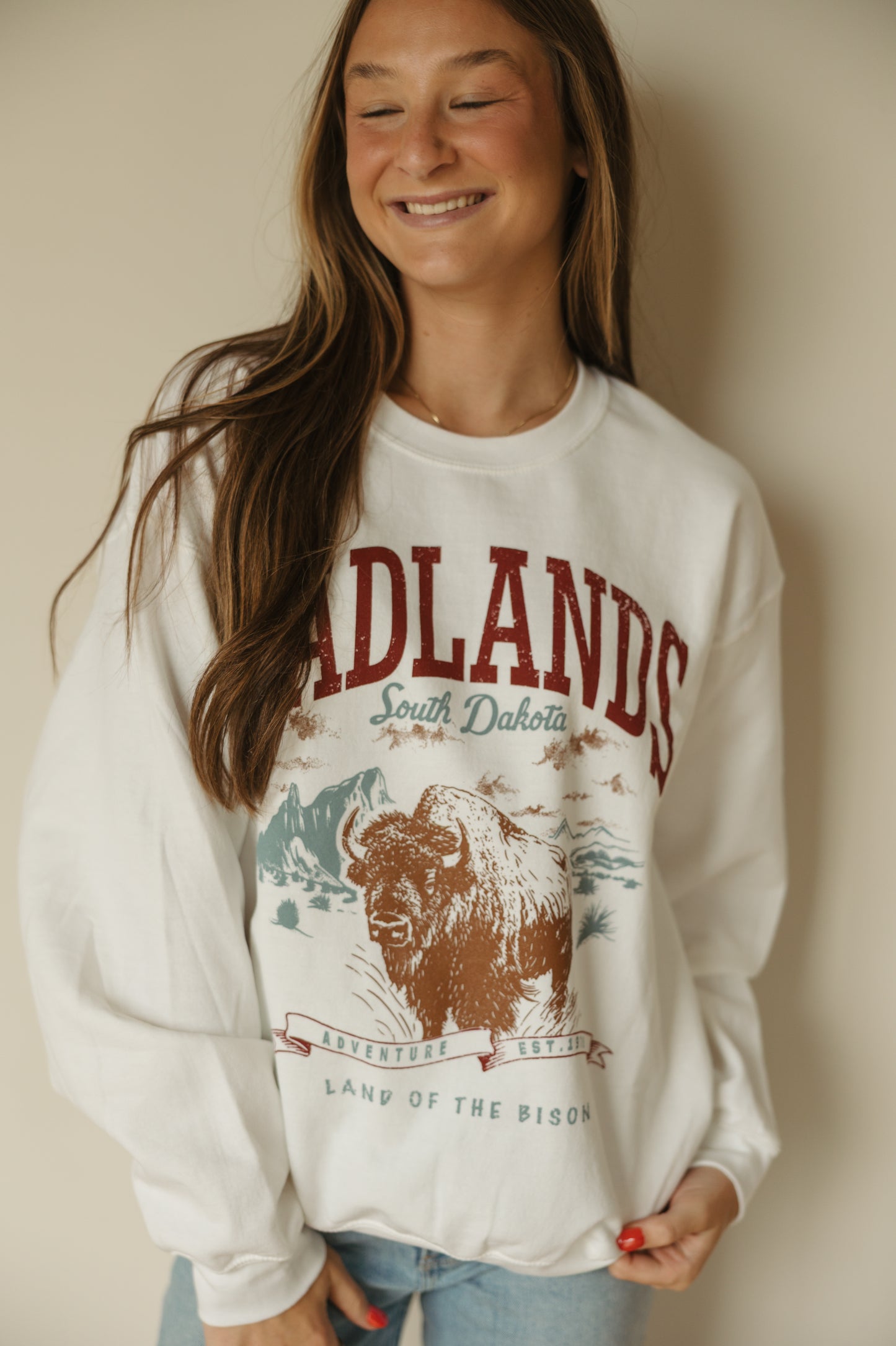 Badlands Bison Crewneck