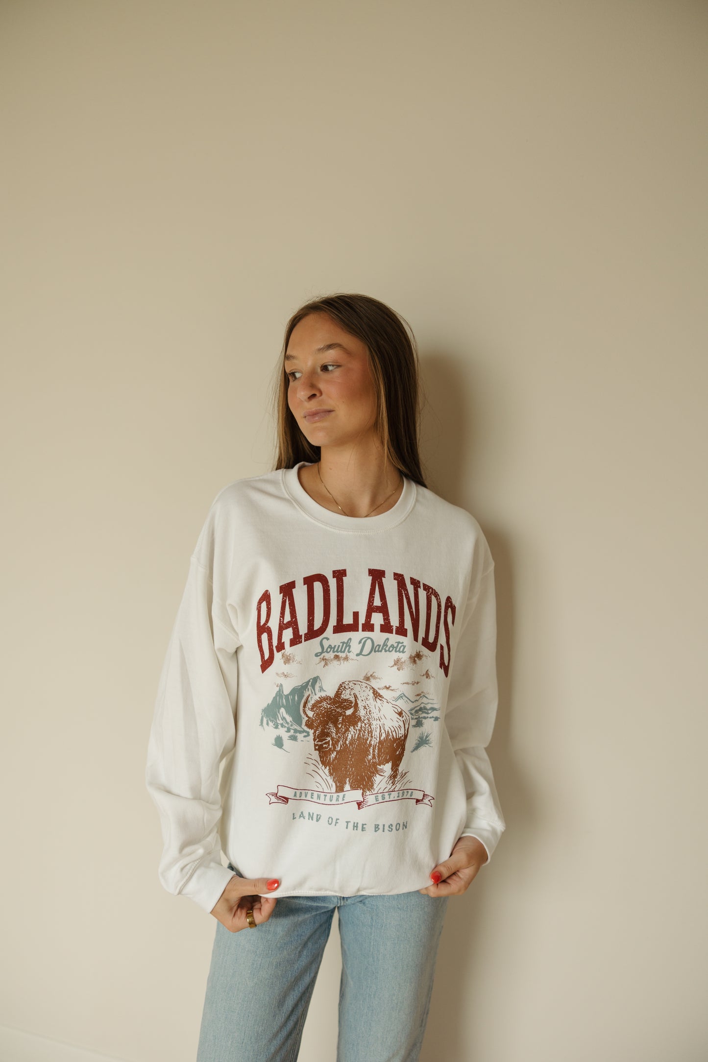 Badlands Bison Crewneck