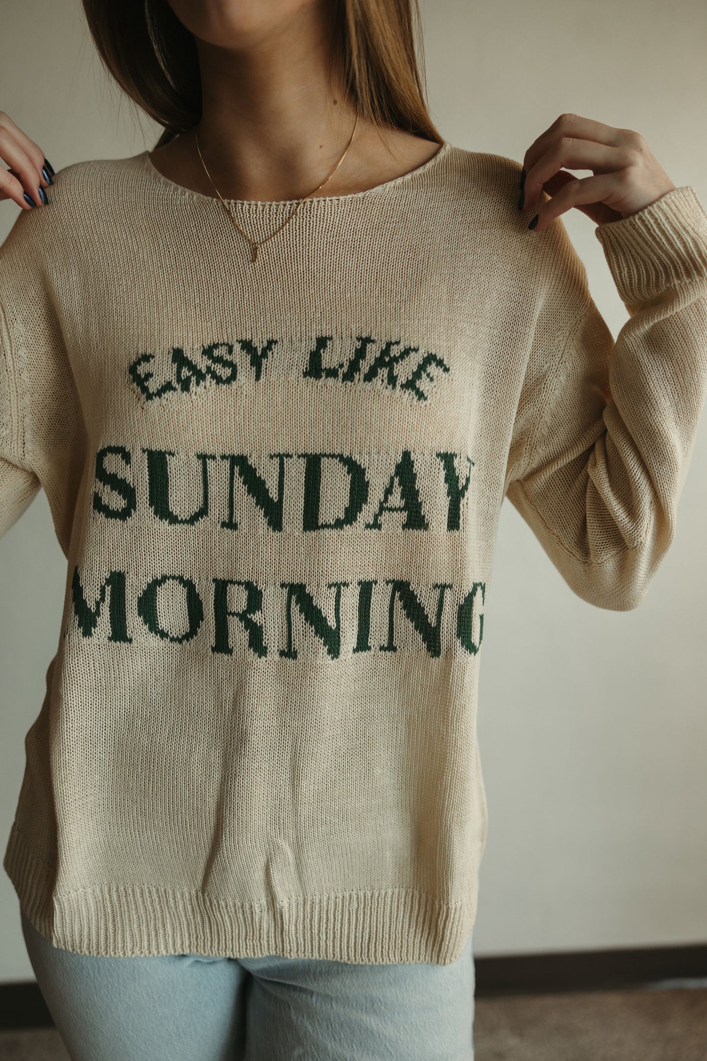Easy Like Sunday Morning Sweater
