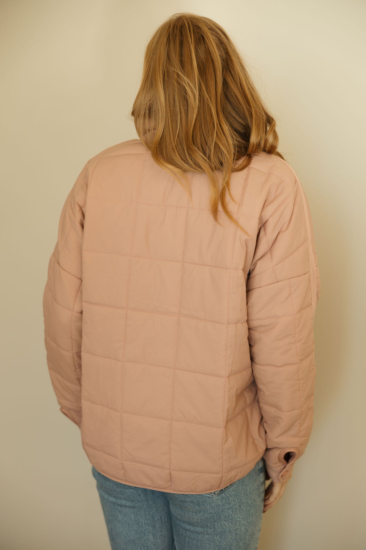 Mauve Lightweight Puffer Jacket