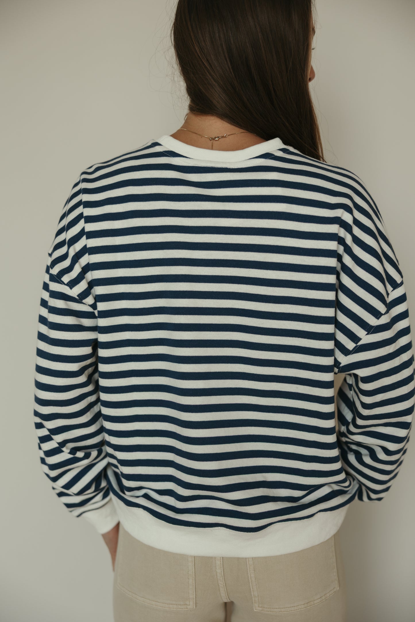 Blue Striped Pullover
