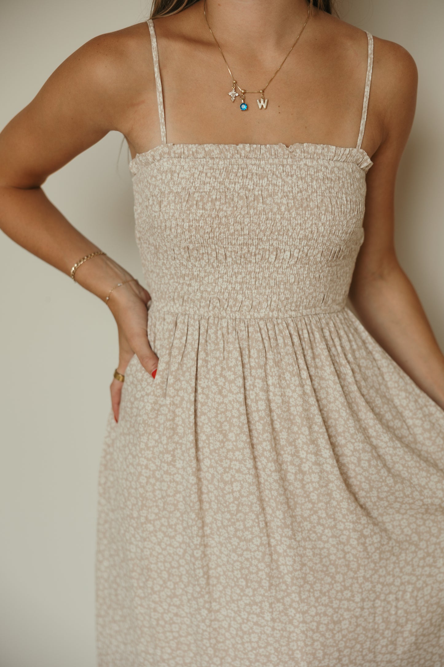 Ditsy Floral Cami Strap Dress