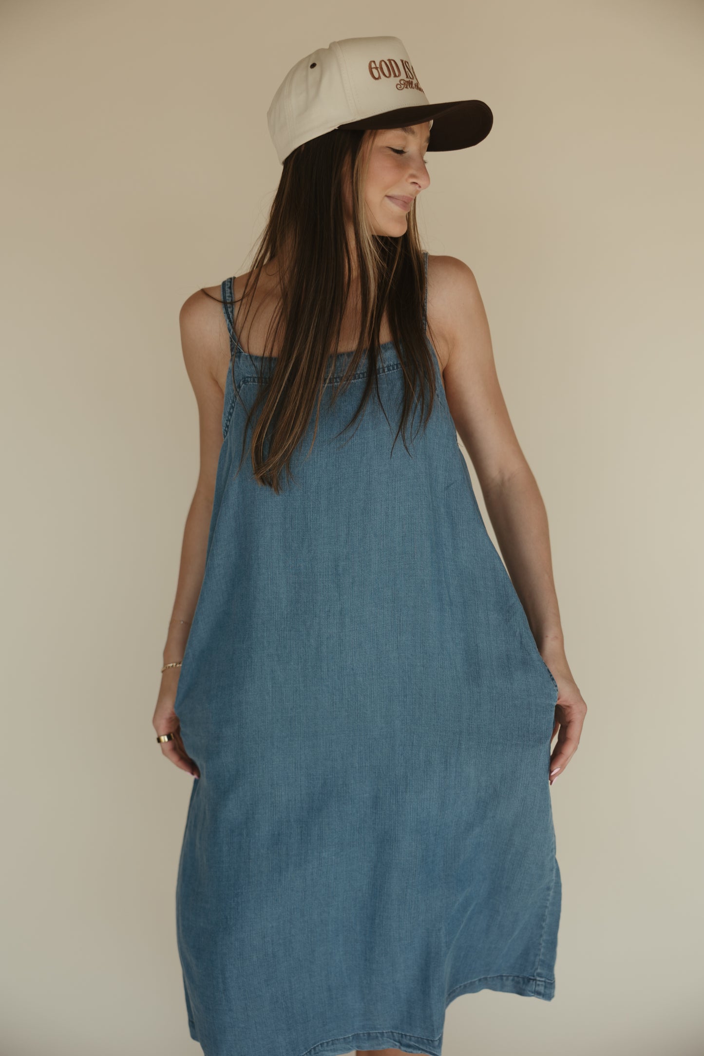 Breezy Denim Style Dress