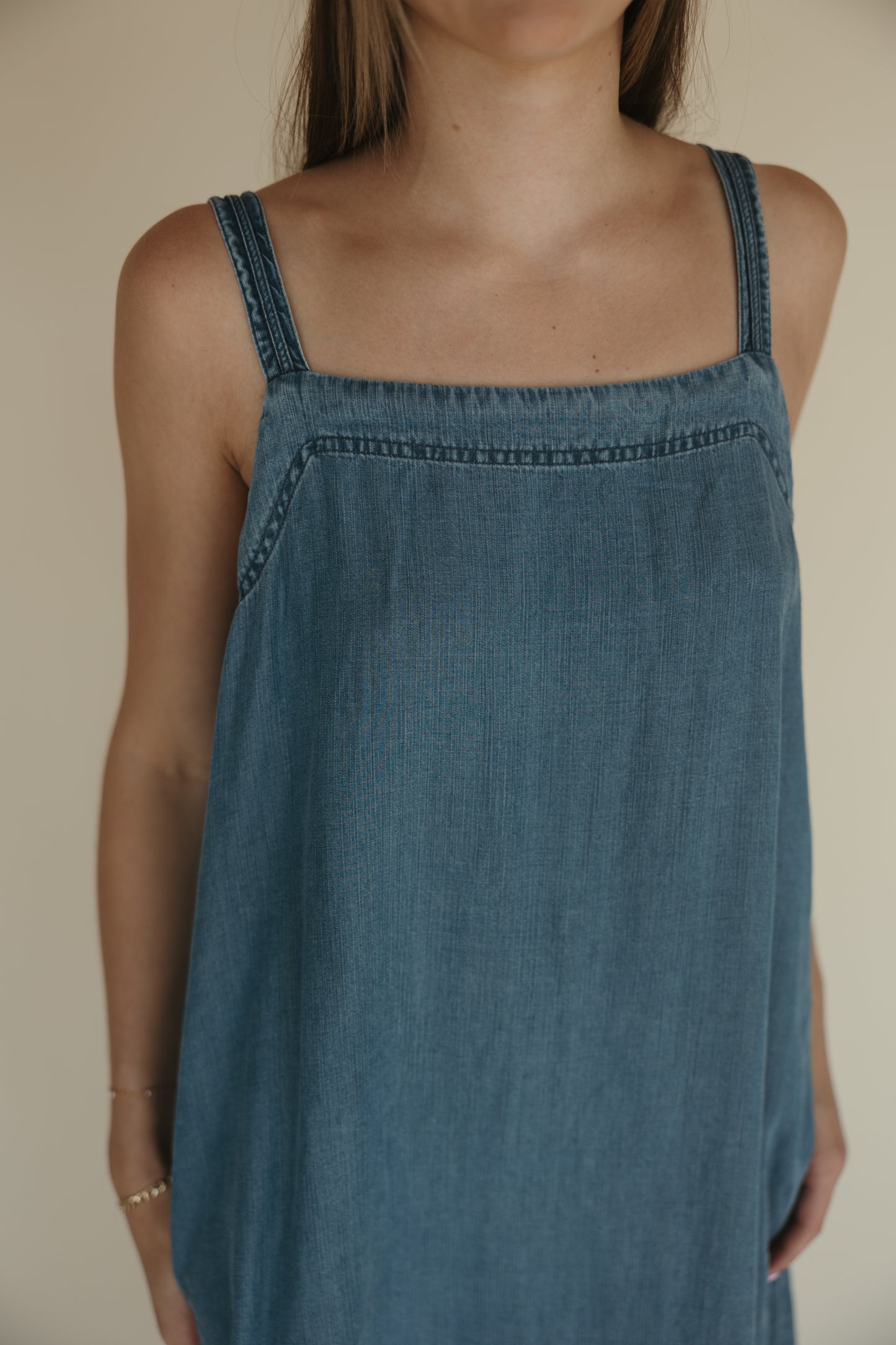 Breezy Denim Style Dress
