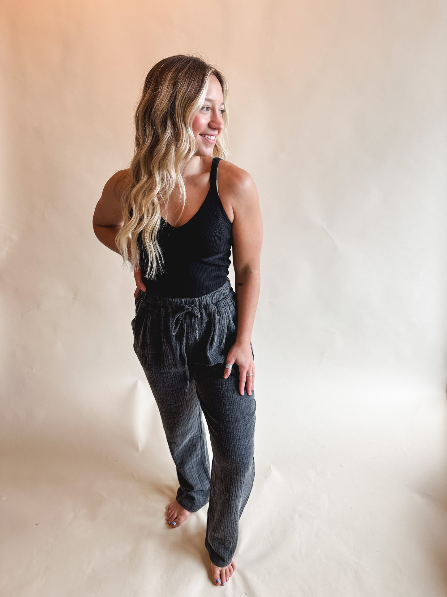 Mineral Washed Everyday Pants