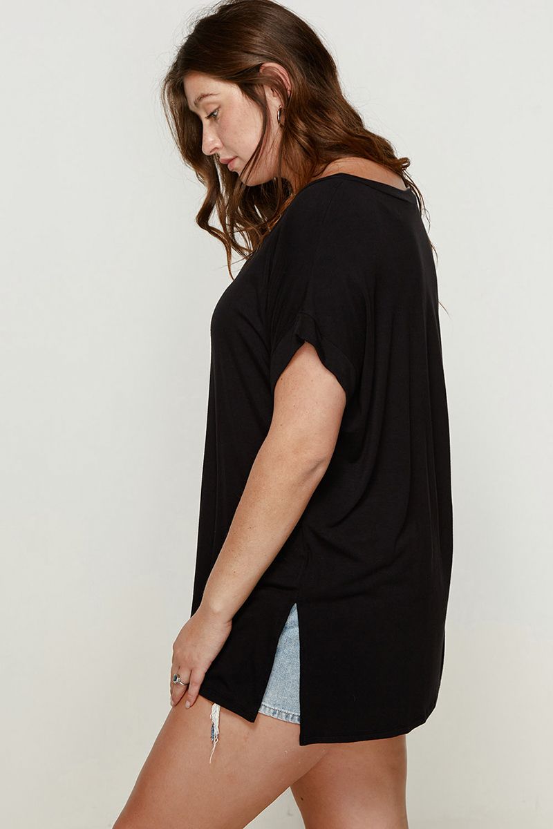 Black Bamboo Top