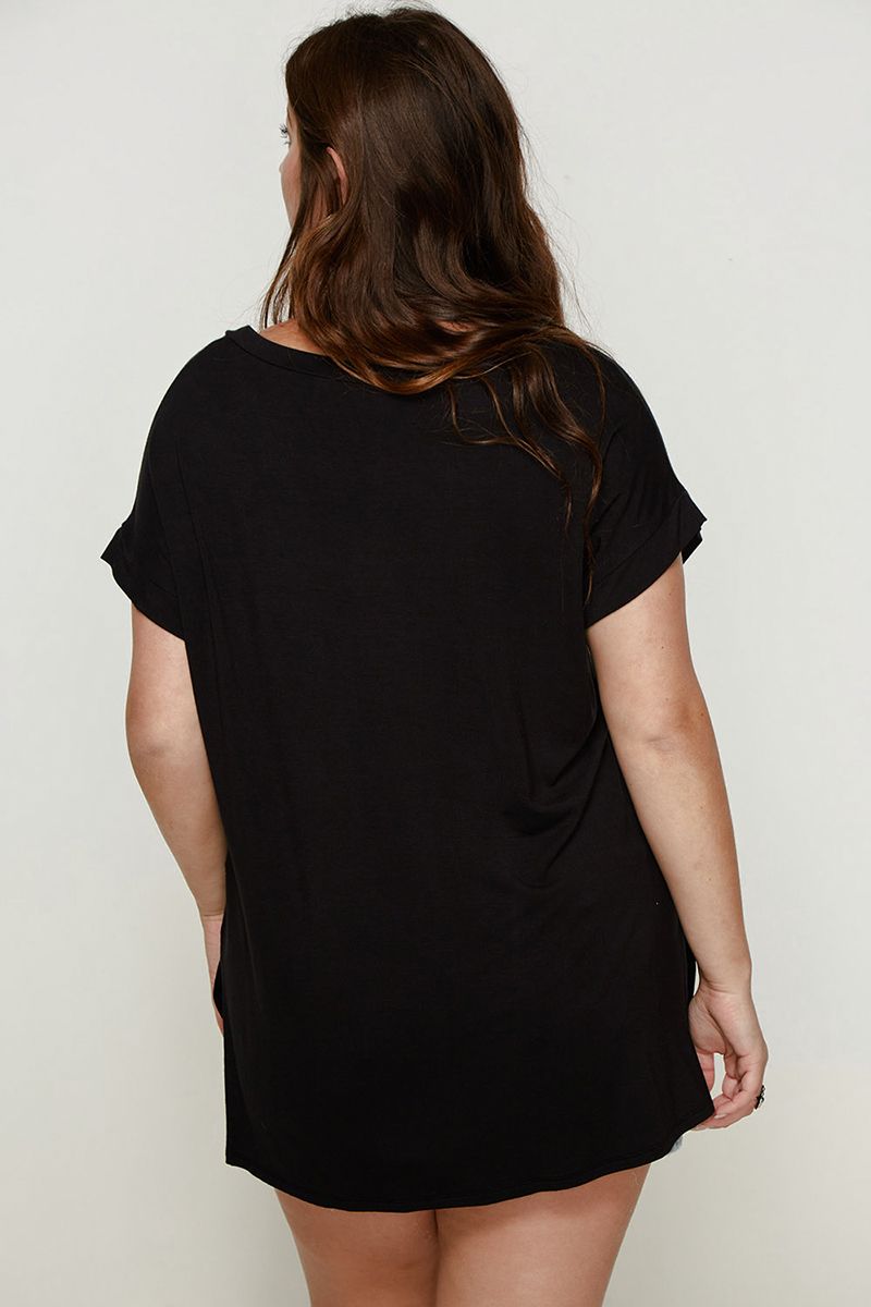 Black Bamboo Top