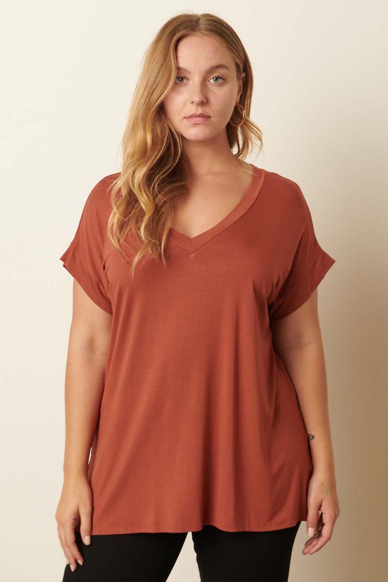 Rust Bamboo Top