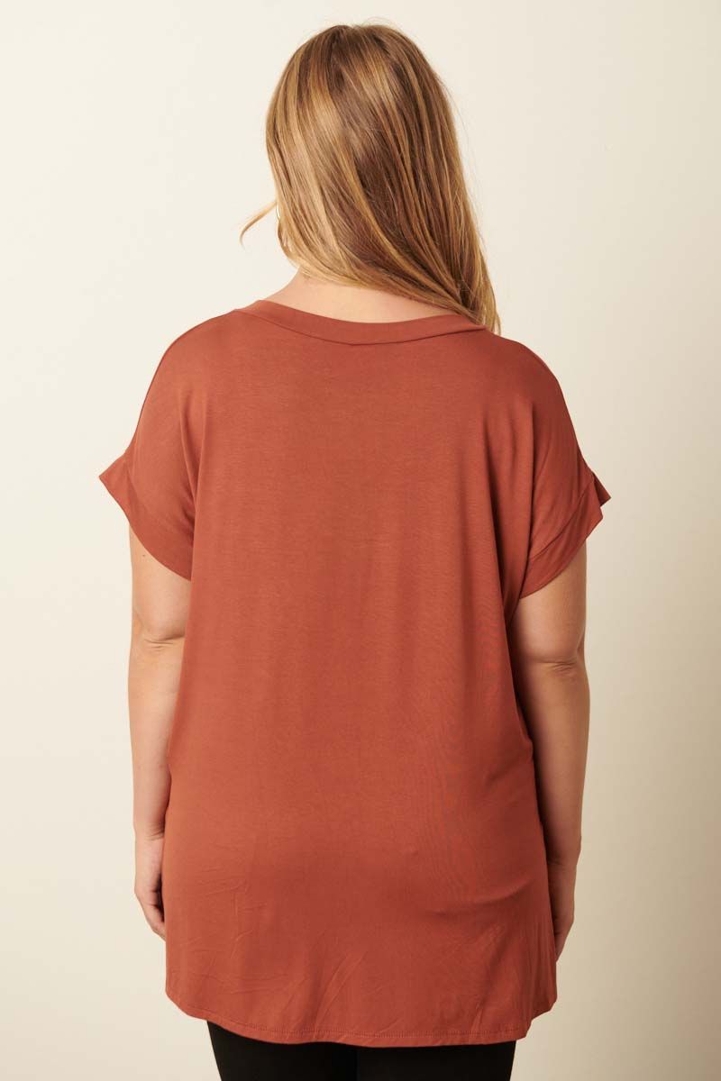 Rust Bamboo Top