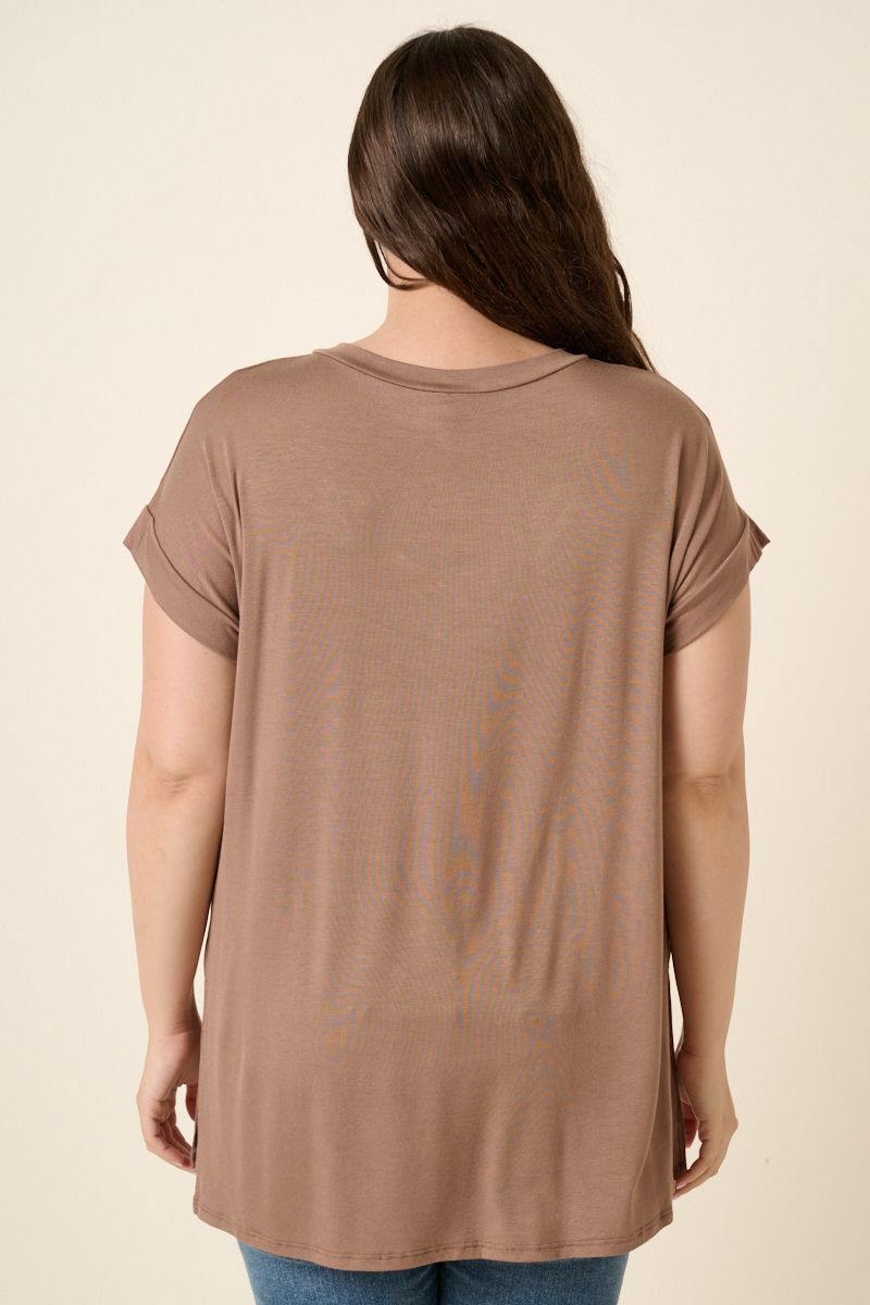 Taupe Bamboo Top