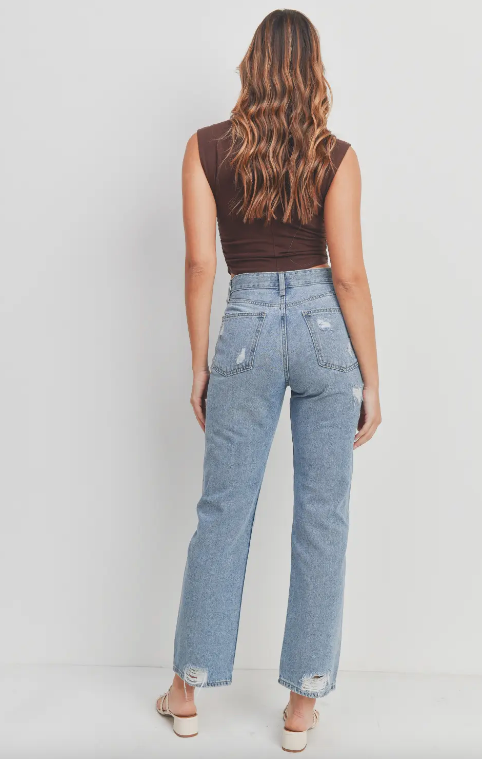 Super High Rise Dad Jean