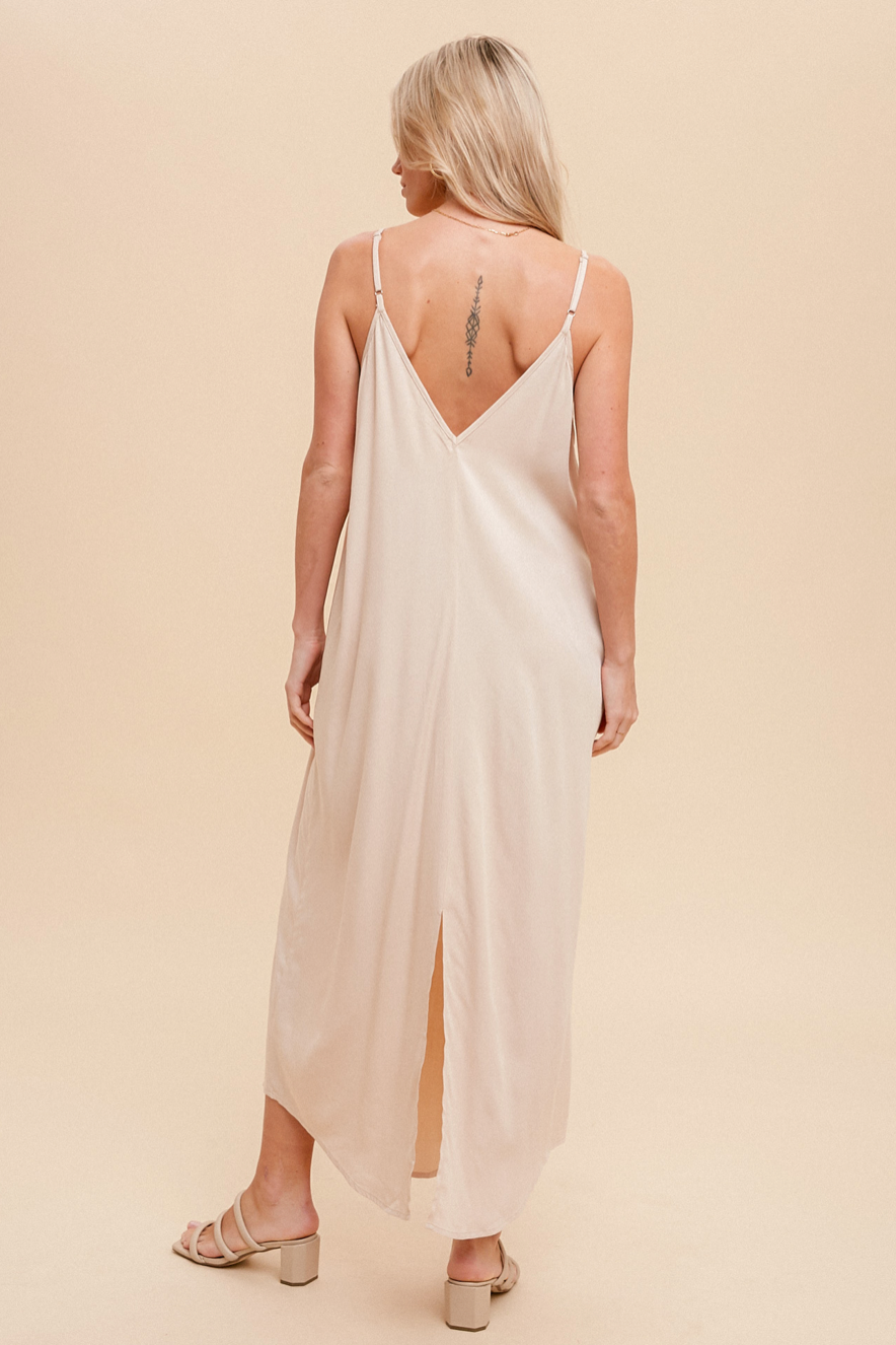 Embroidered Cami Dress