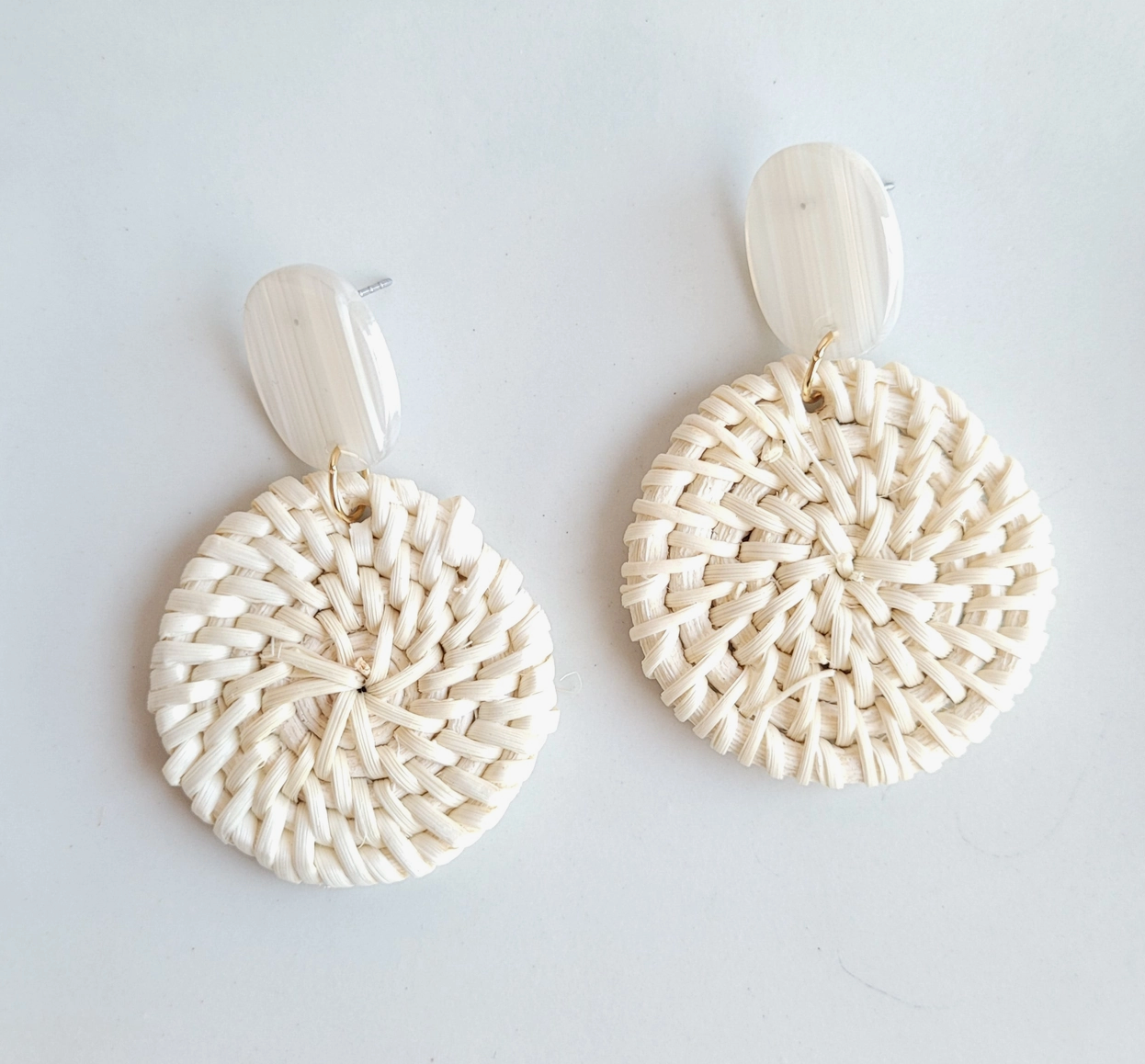 Dominica Rattan Earrings