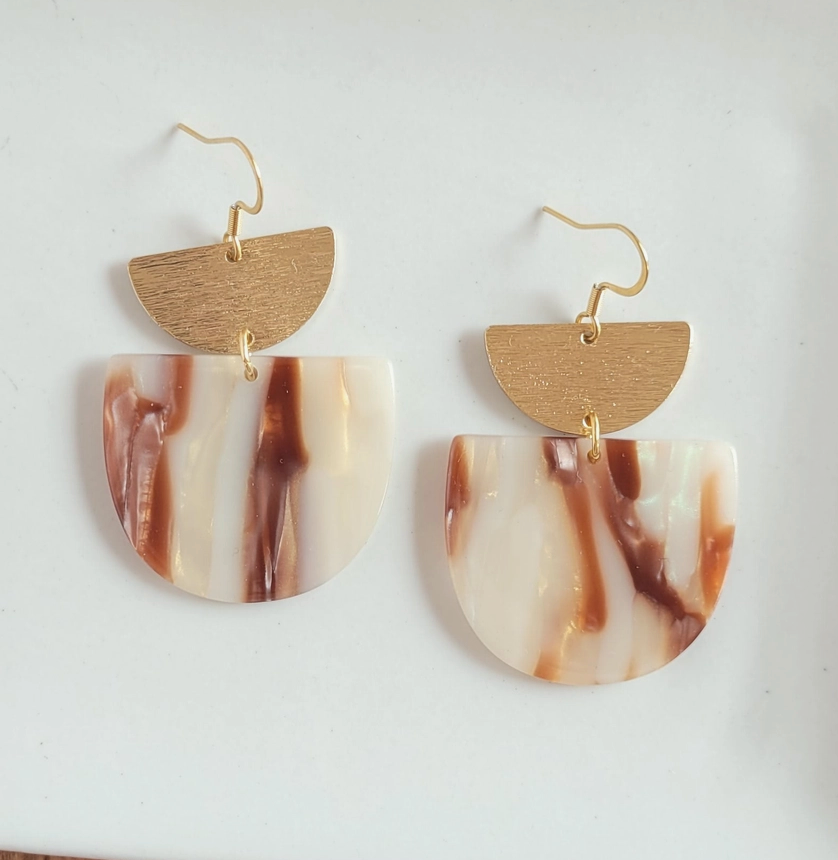 Harper Mocha Earrings