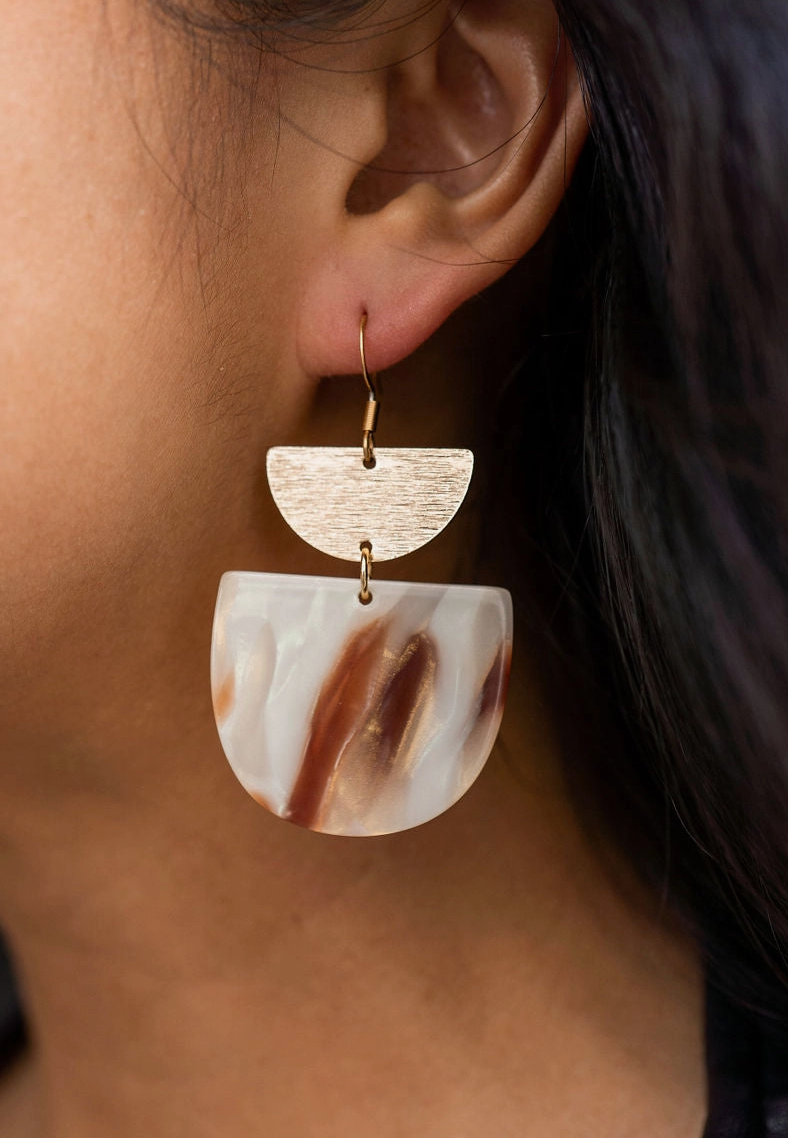 Harper Mocha Earrings