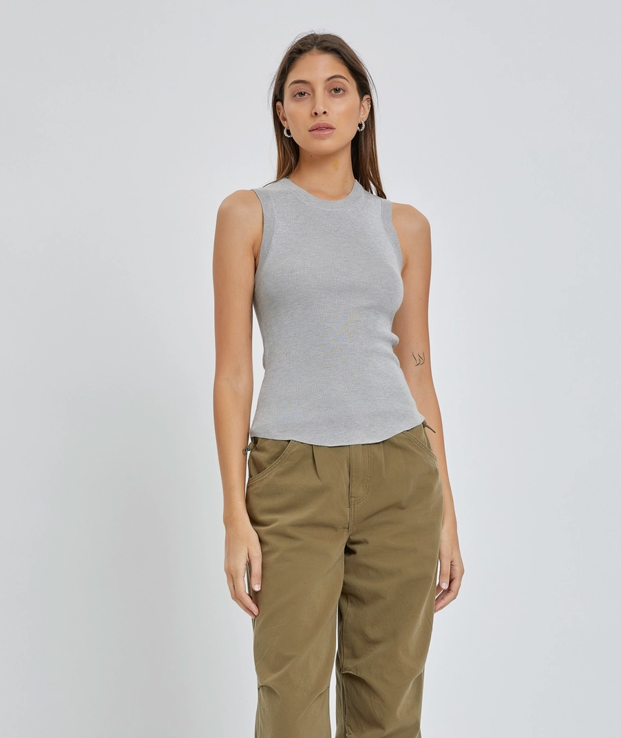 Sleeveless Knit Tank