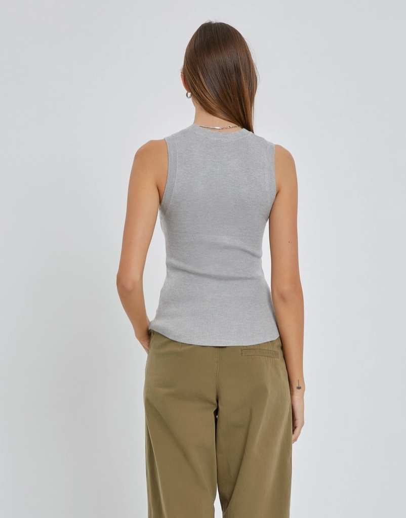Sleeveless Knit Tank