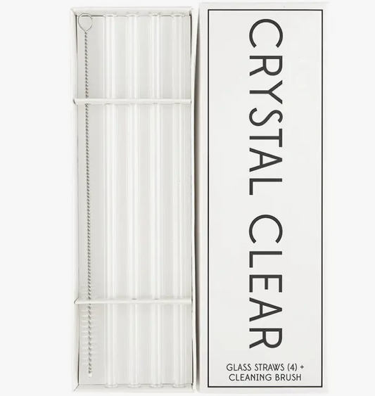 Crystal Clear Straw Set