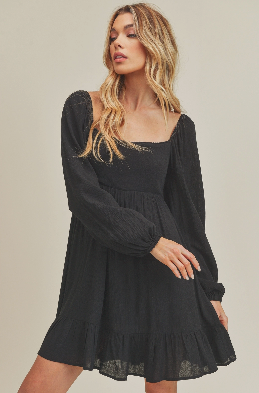 The Taya Dress in Black