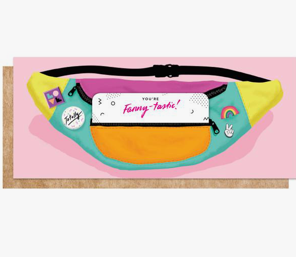 Fanny Pack Birthday Card