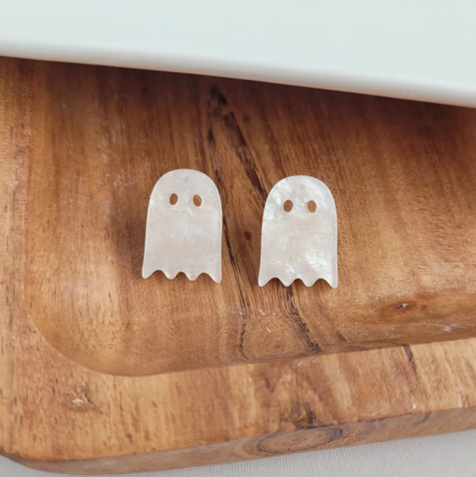 Ghost Stud Earrings
