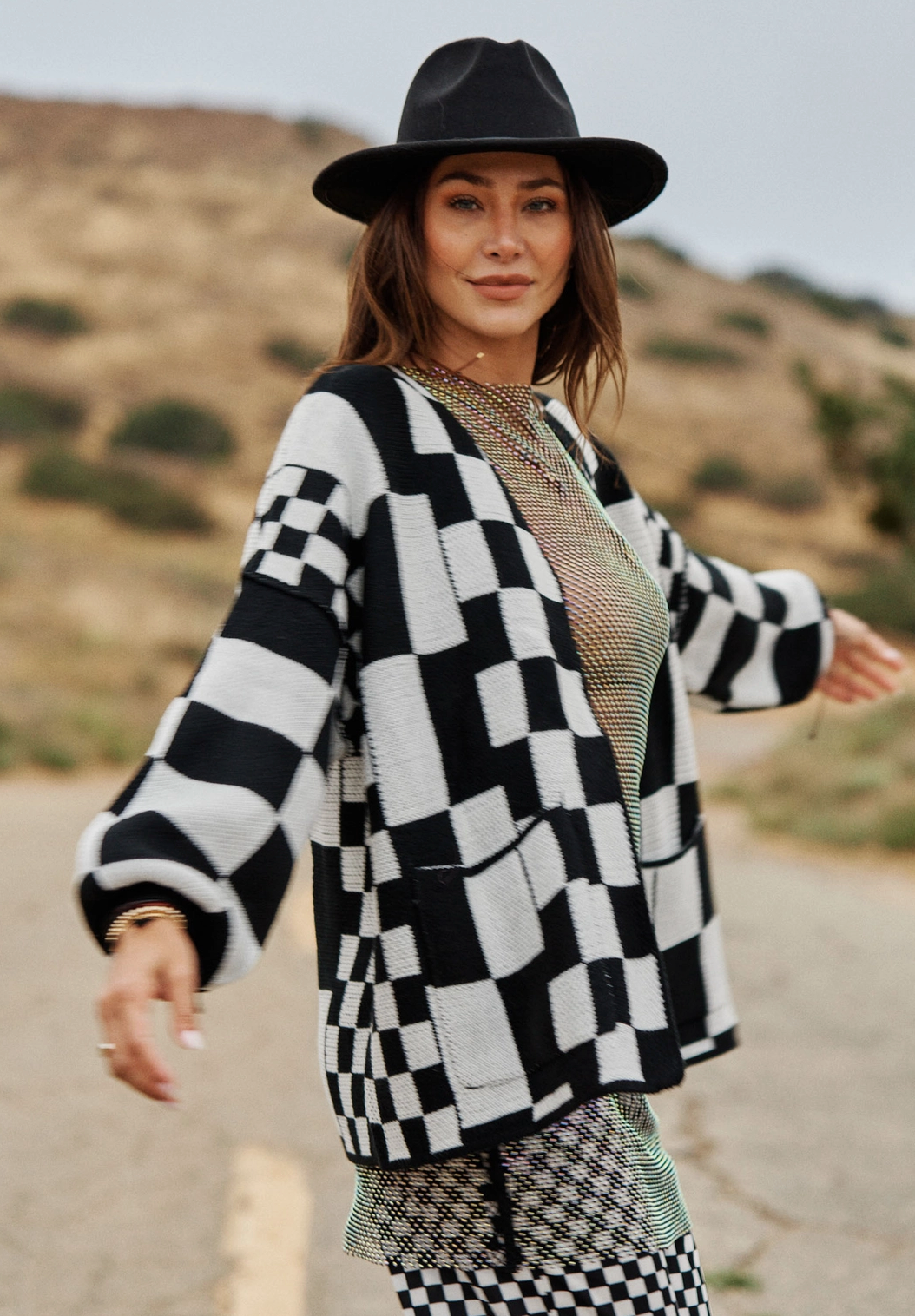 Check Mate Cardigan