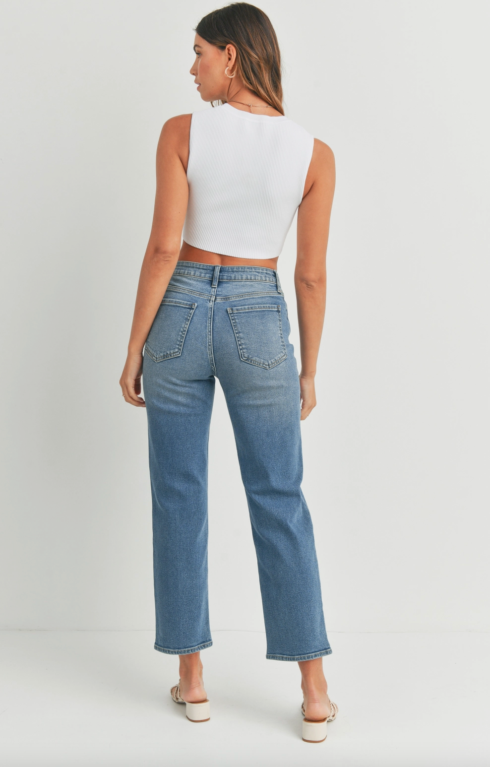 Medium Wash Vintage Straight Jean
