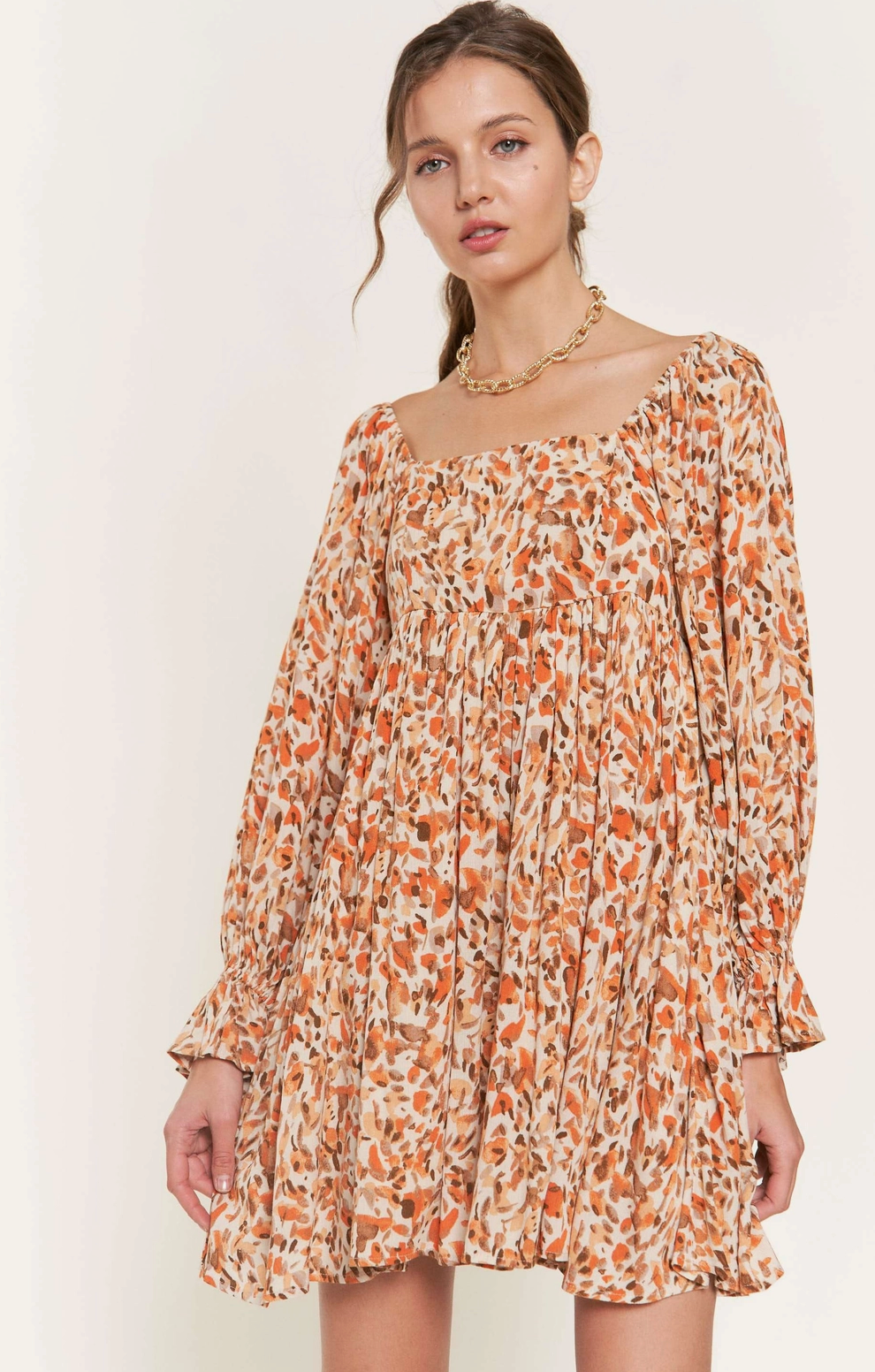 Autumn Blend Mini Dress