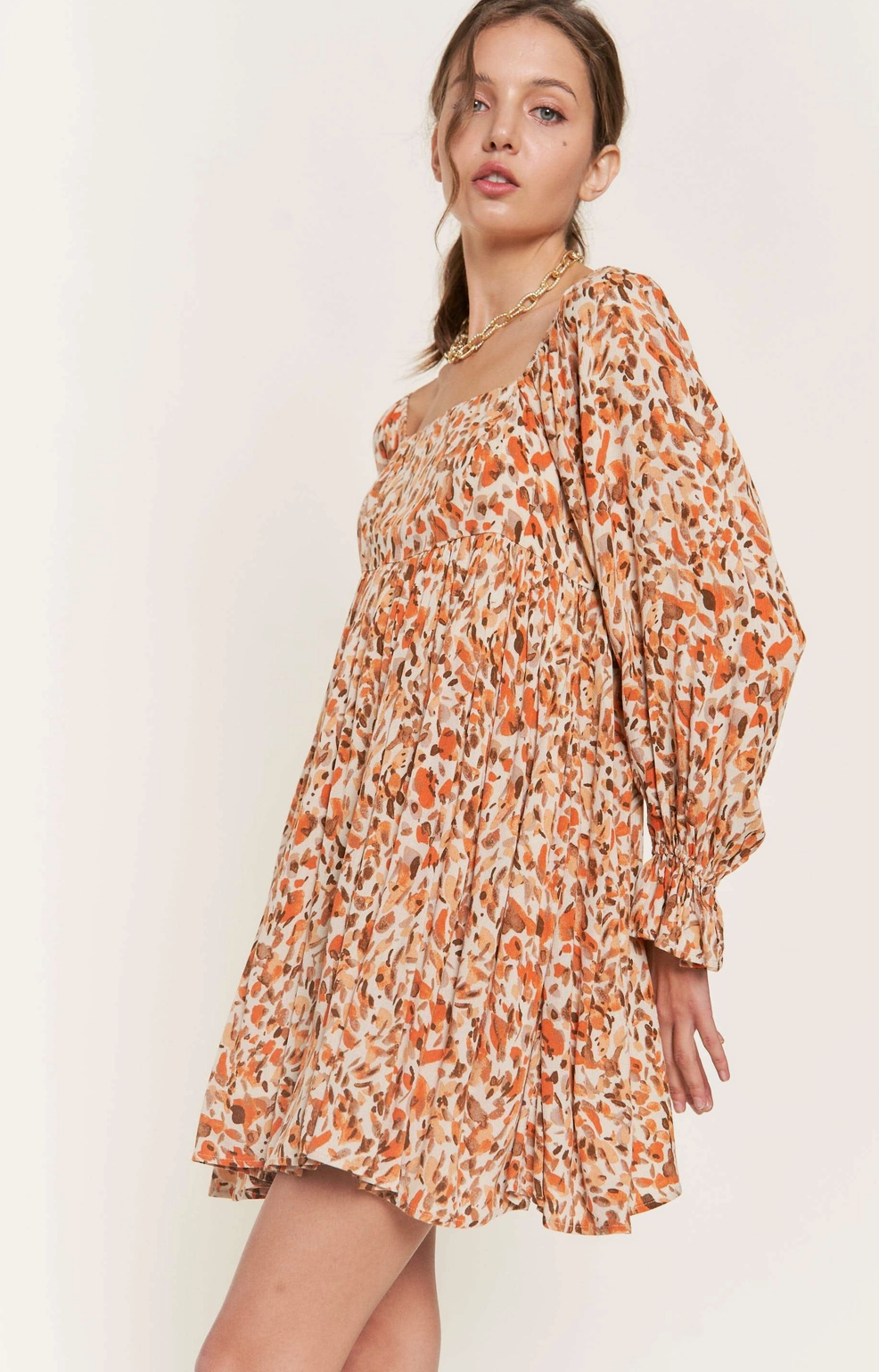 Autumn Blend Mini Dress
