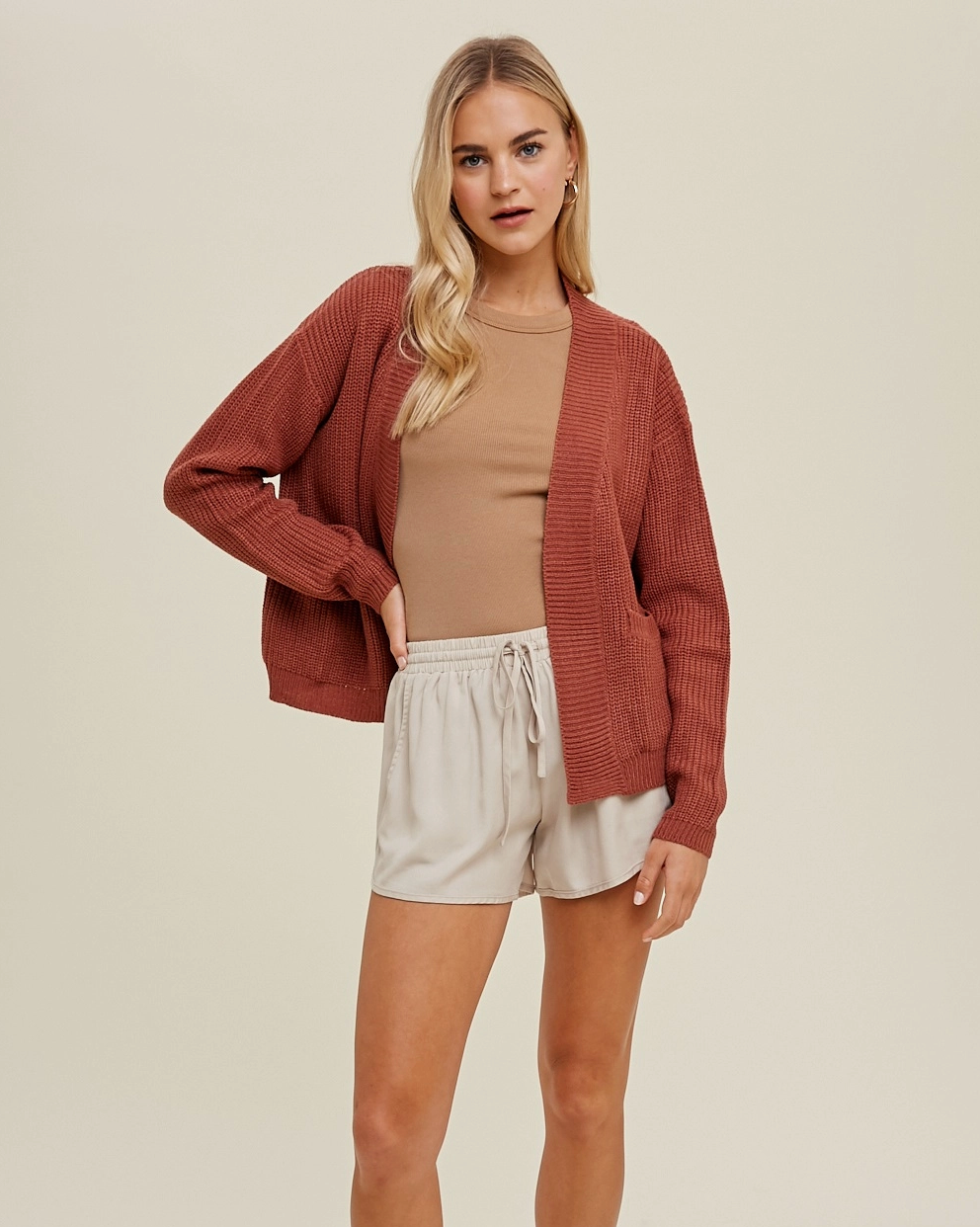 Brick Sweater Cardigan