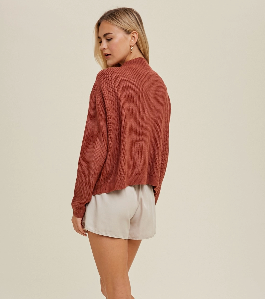 Brick Sweater Cardigan