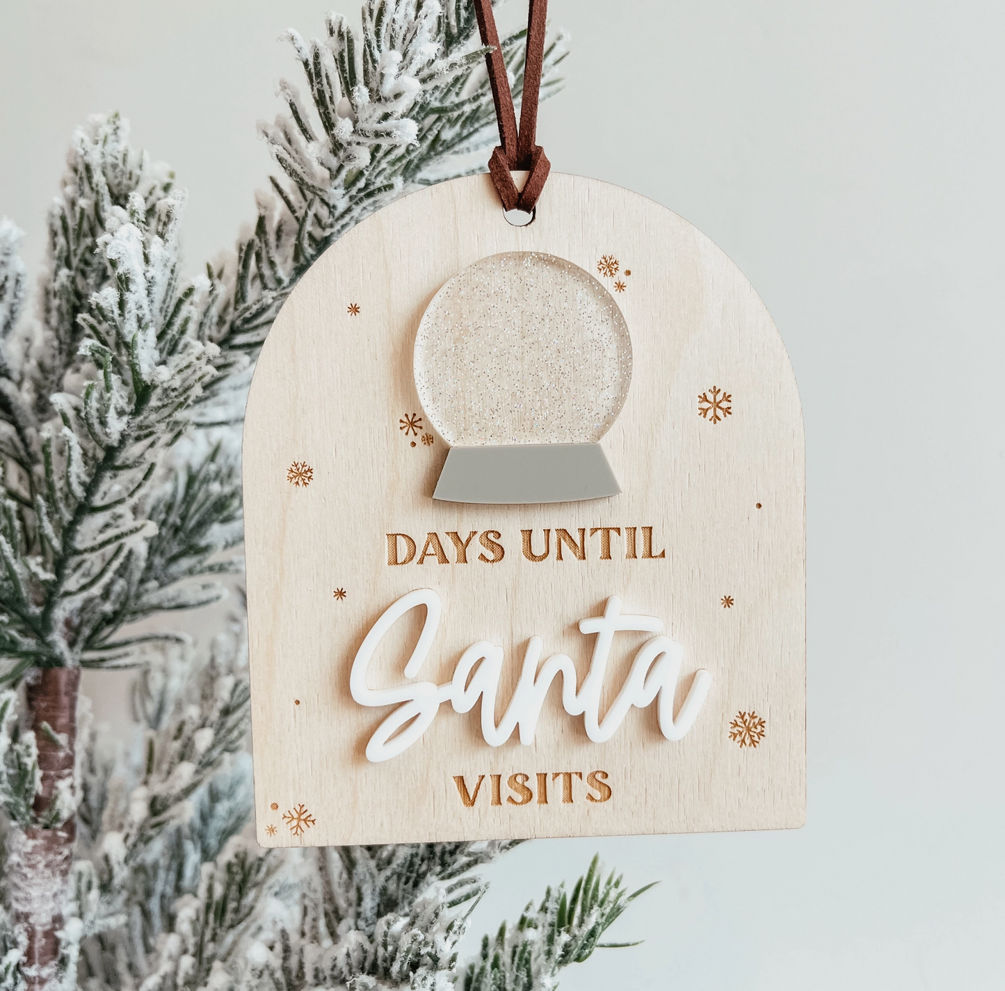 Days Until Santa Visits Ornament
