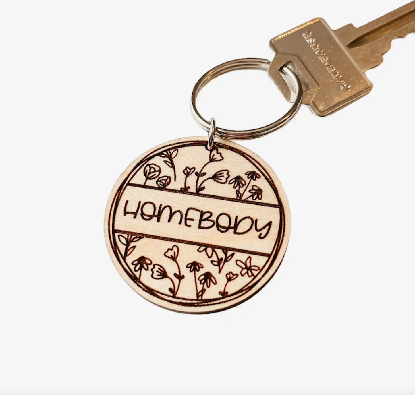 Engraved Homebody Keychain