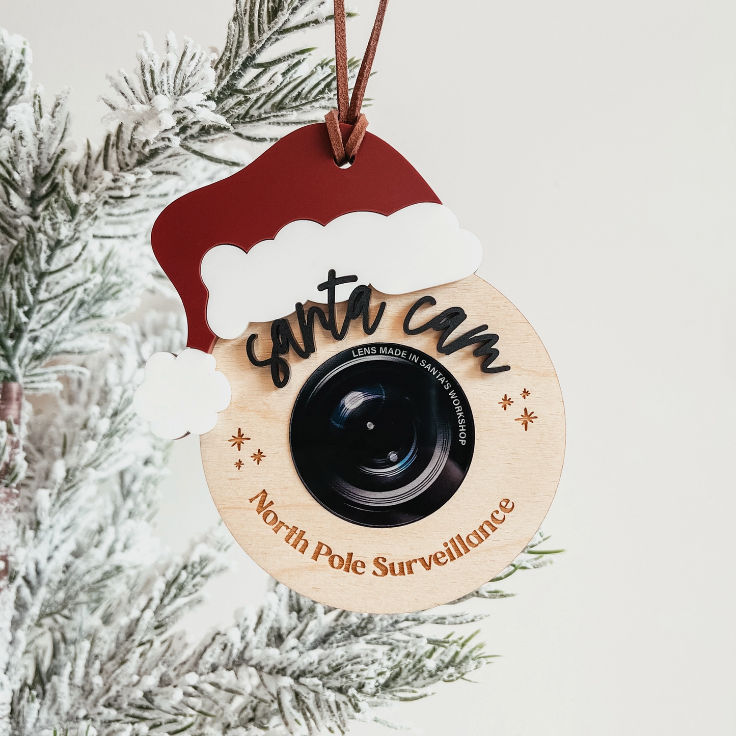 Santa Cam Ornament