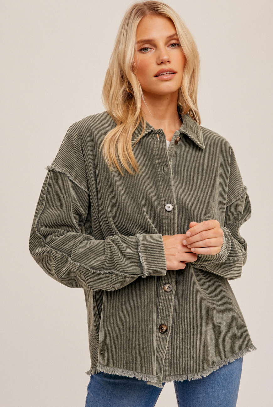Washed Pine Corduroy Jacket