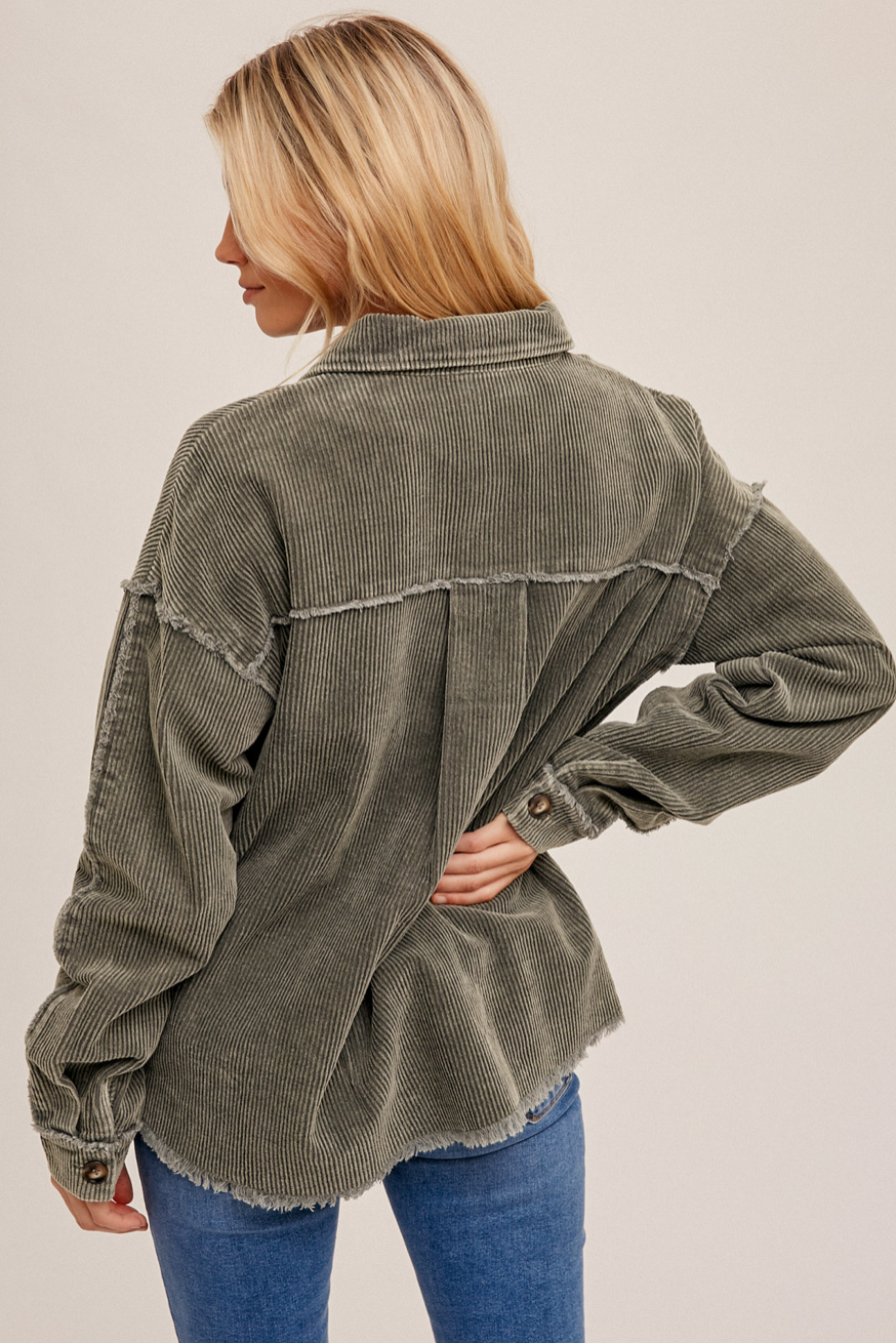 Washed Pine Corduroy Jacket